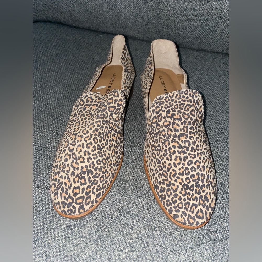 Lucky Brand Leopard Flats 7 1/2 (used)
